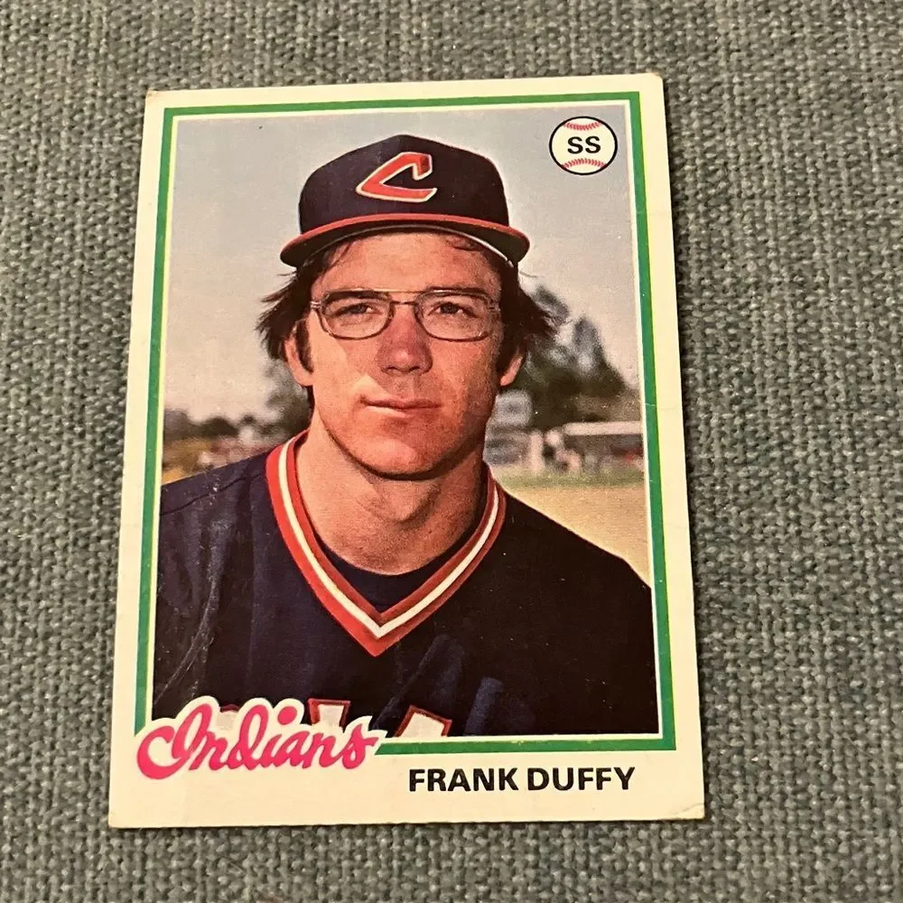 1978 Topps Cleveland Indians Baseball Card Trading Card